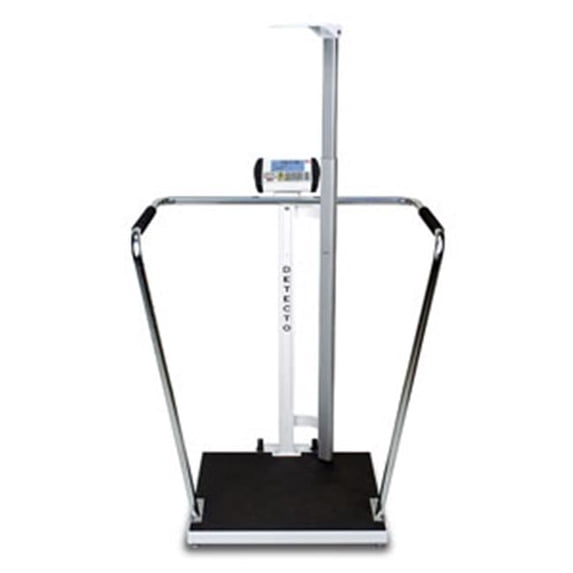 Detecto Waist High Bariatric Scale & Digital Height Rod