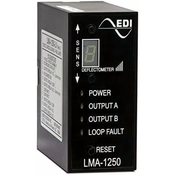 Detector, Inductive Loop Vehicle, 12/24 VDC & 24 VAC Fail Safe, LMA-1250-LV Loop Detector