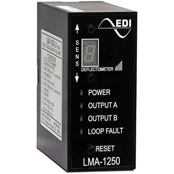 Detector, Inductive Loop Vehicle, 12/24 VDC & 24 VAC Fail Safe, LMA-1250-LV Loop Detector