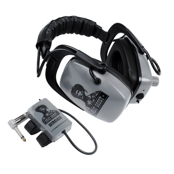 DetectorPro Gray Ghost Platinum Series Wireless Headphones Minelab FBS & GPX