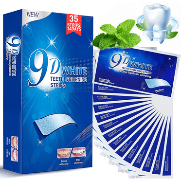 Detects Motiond Teeth Whitening Strips with Mint Flavor, 70 Strips