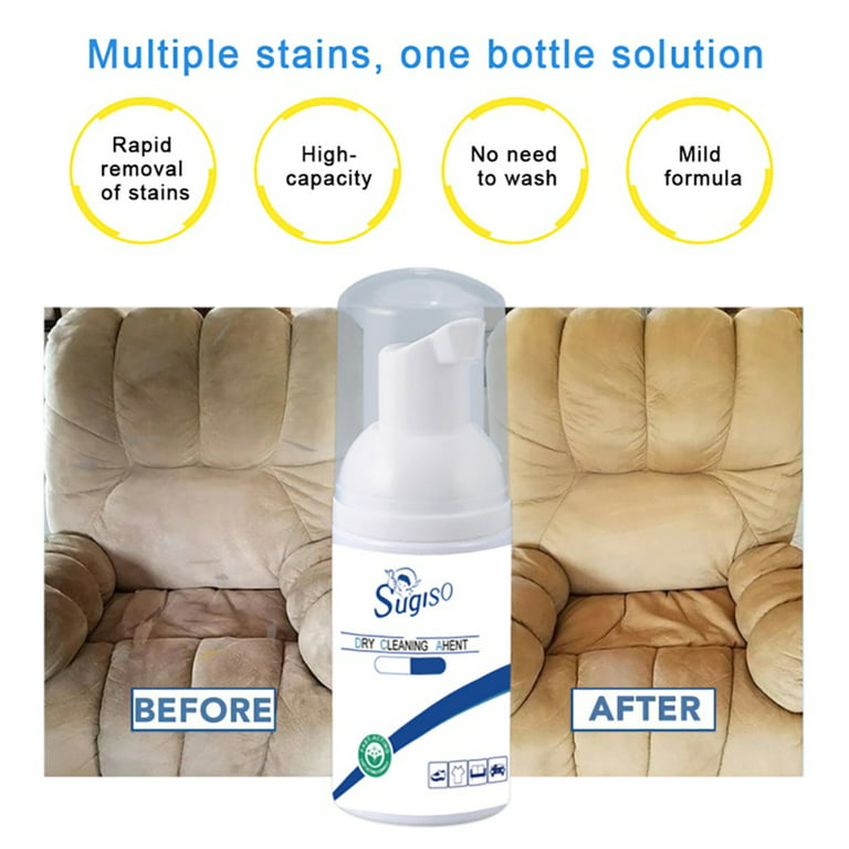 Midsumdr Cleaning Spray Fabric Sofa Cleaning Artifact Foam Mattress  Decontamination-free Washable Carpet Dry Cleaner Stubborn Stain  Cleaner200ml Home