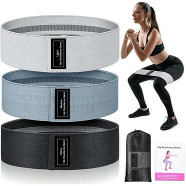 Detetap Resistance Bands, Exercise Workout Bands for Women and Men, 3 Set of Stretch Bands for Booty Legs, Pilates Flexbands