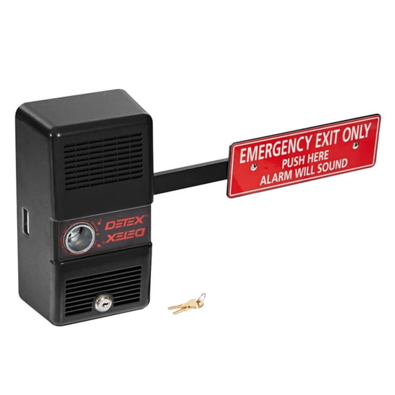 Detex Scan Button Detex ECL-230D BLACK UL-Listed Panic Hardware Exit Control Lock Black ...