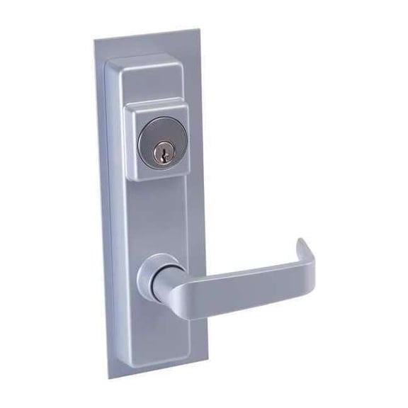 Detex Exit Device Trim,Value Series,Lever 09BN 689 W-CYL