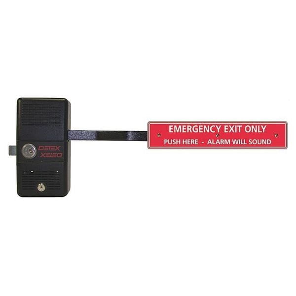 Alarmed Rim Exit Device Detex Rim Exit Device with Alarm,Fire Rated ECL-230D-PH W-CYL - Walmart.com