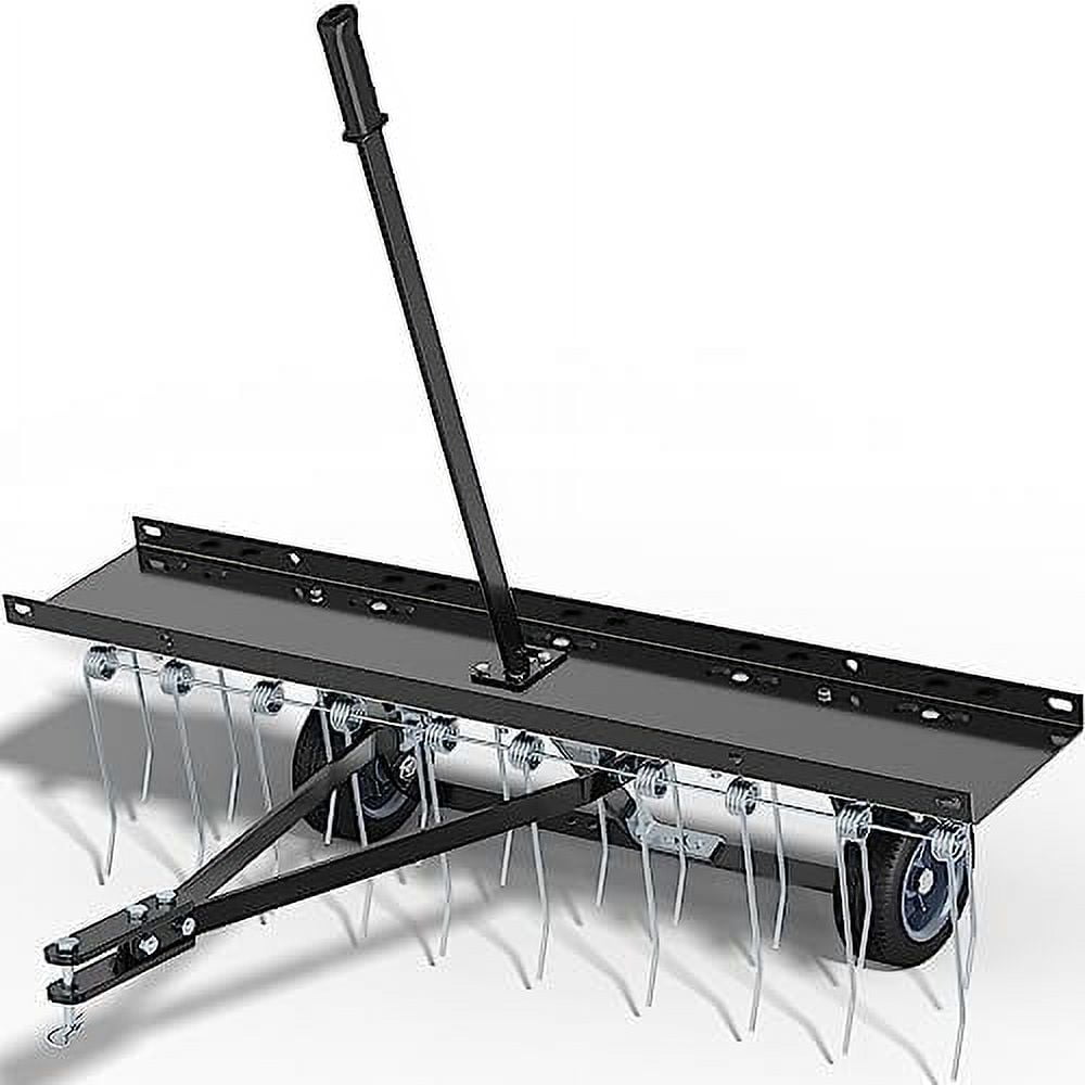 Dethatcher Tow Behind Lawn Rake Lawn Sweeper,black - Walmart.com