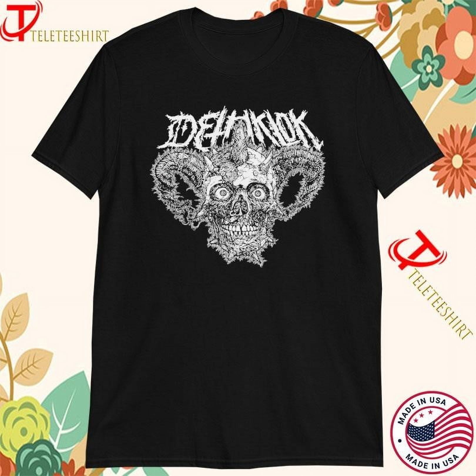 Dethklok Facebones Caroline Draws Skull Tshirts