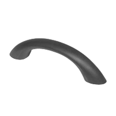 Detmar 121401P Contour Grab Handles - Soft Grip, Black