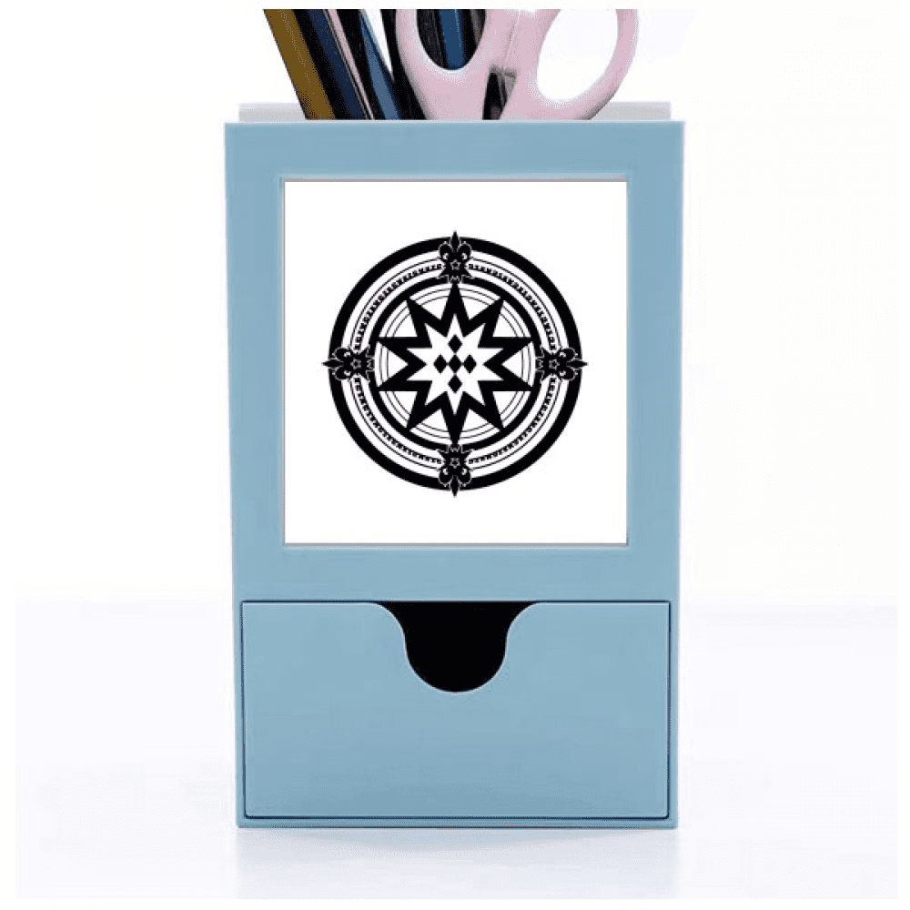 Detonation Supernatural Print Desk Supplies Organizer Pen Holder Card