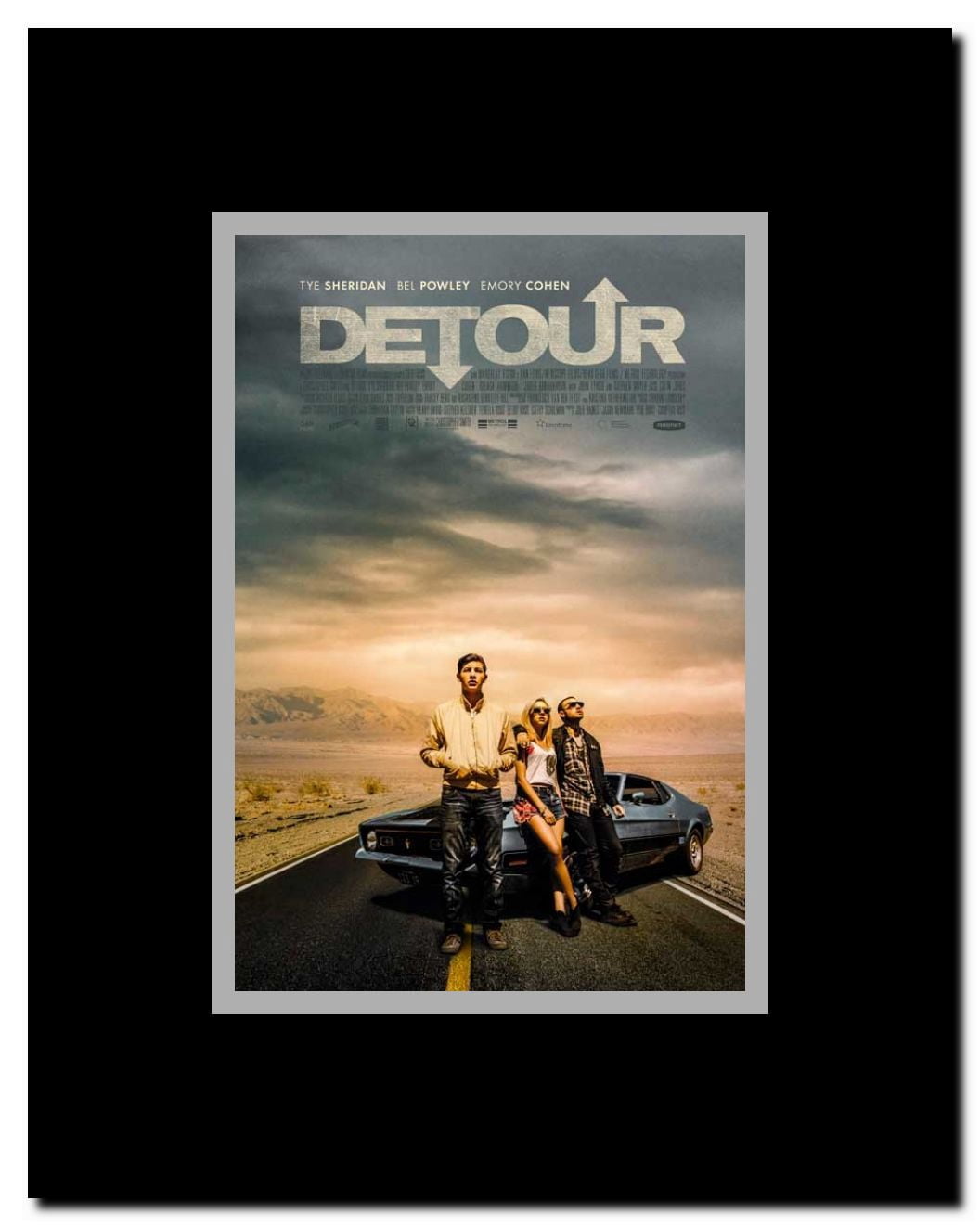 Detour Framed Movie Poster