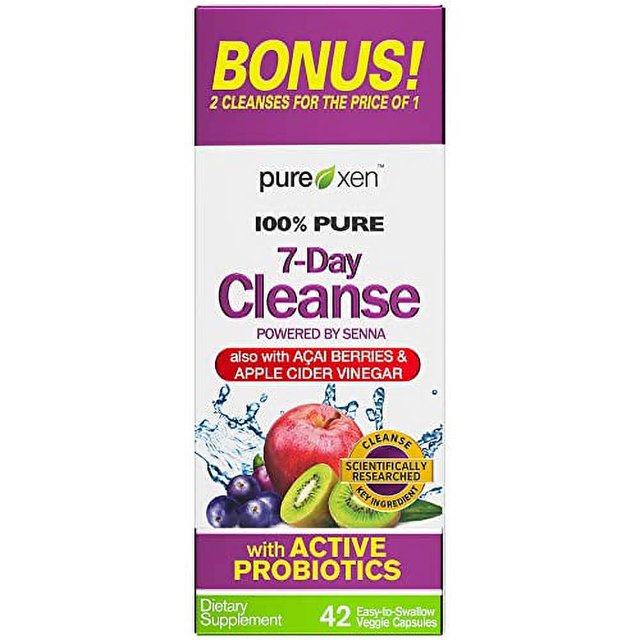 Detox Cleanse Purely Inspired 7 Day Cleanse and Detox Pills Acai