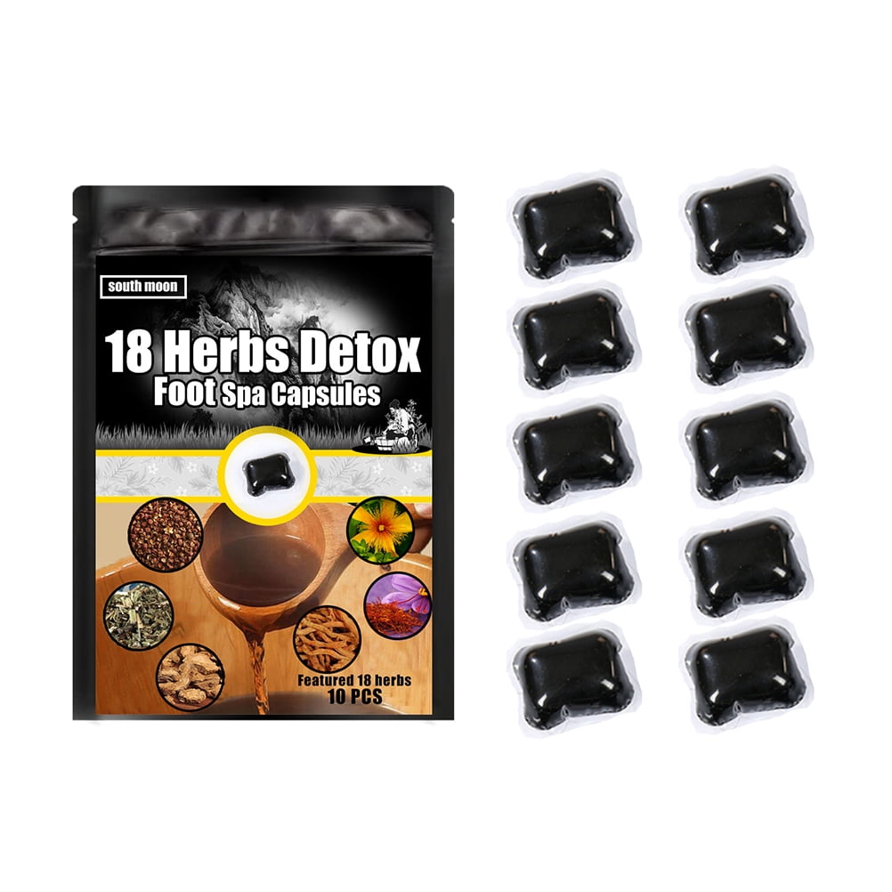10pcs Detox Foot Soak Pods Herbal Weight Lossing Fat Burning Slimming