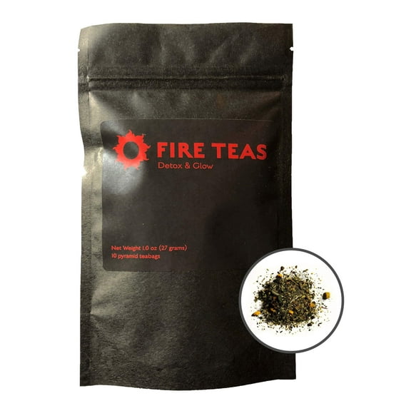 Detox Glow - Anti Inflammatory Tea with 20x Anti Oxidants -Organic Turmeric, White Tea, Saffron, Cinnamon, Ginger Cardamom