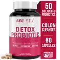 thumbnail image 1 of GoBiotix Detox Probiotic Cleanser with Digestive Enzymes for Gut Health, Detox Cleanse & Liver Support, 60 Ct, 1 of 9