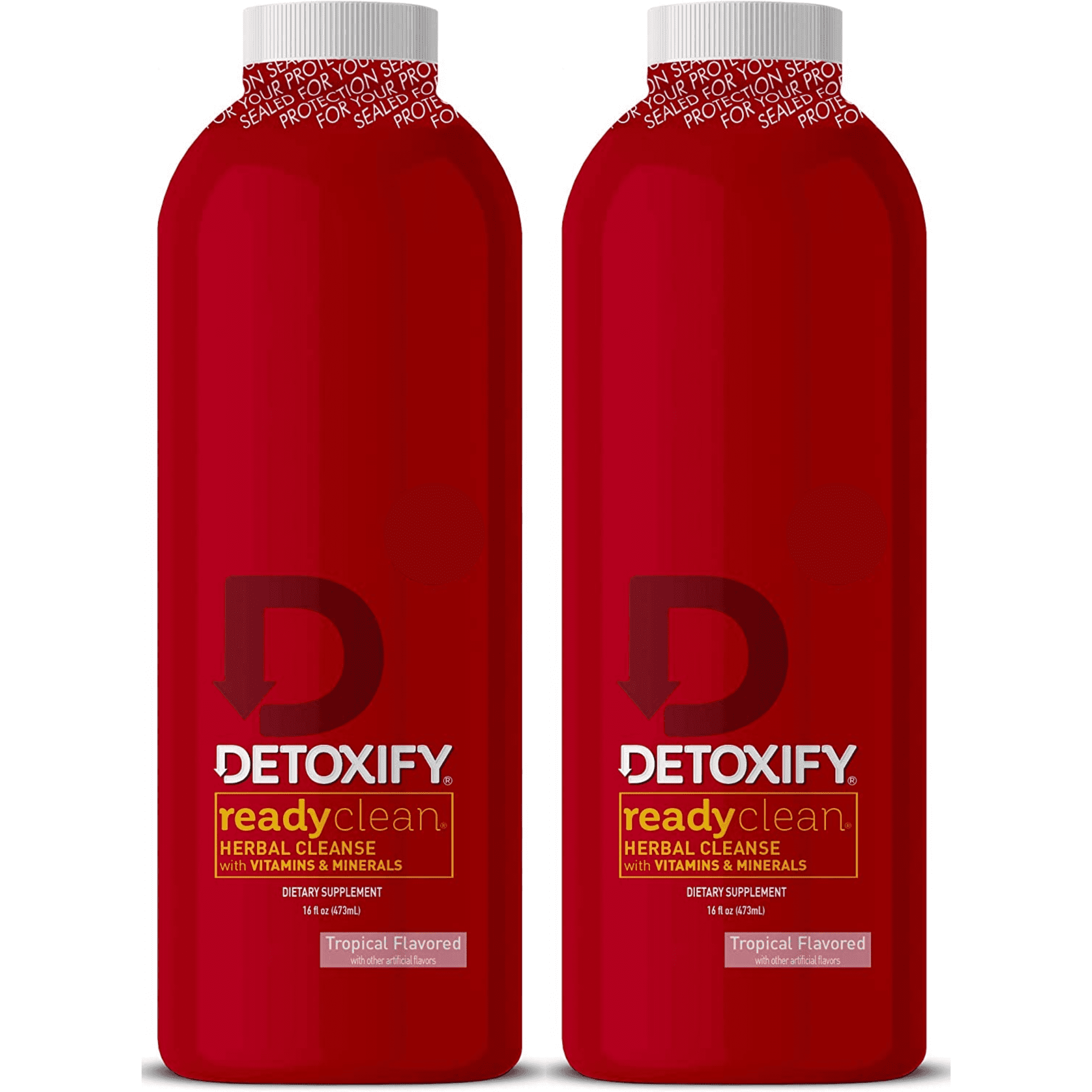 Detoxify Ready Clean, Herbal, Natural Tropical Flavor - 1 pt