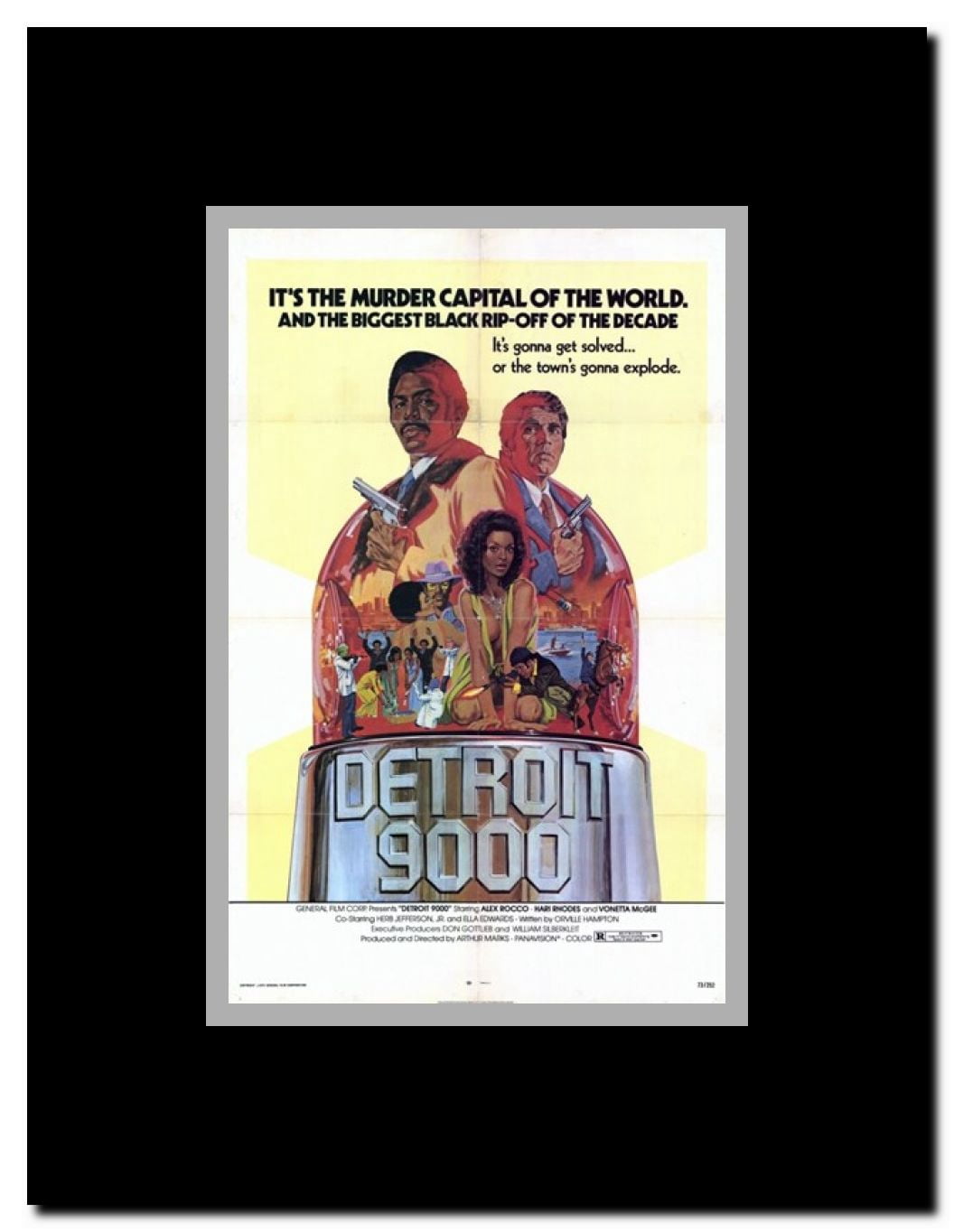 Detroit 9000 Framed Movie Poster