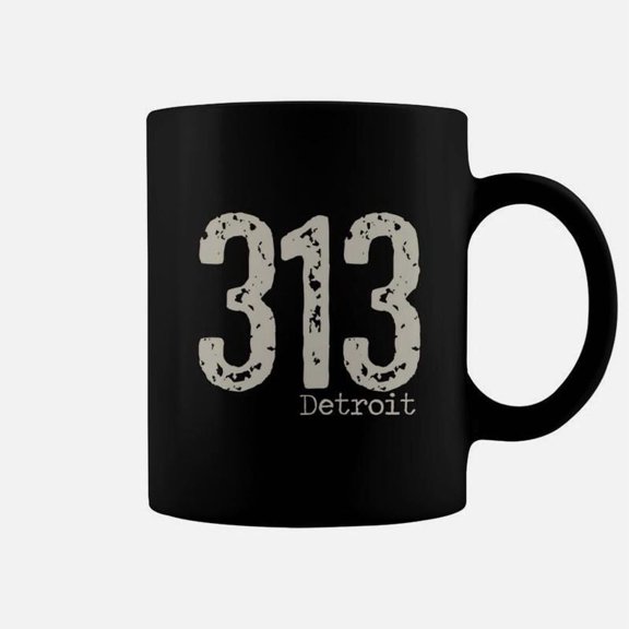 Detroit Area Code Coffee Mug