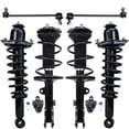 thumbnail image 1 of Detroit Axle - 1.8L Struts Kit for Toyota 2009-2013 Corolla 4 Front Rear Ready Struts w/Coil Spring 2 Front Sway Bars 2 Lower Ball Joints 2012 Suspension - 8pc Set, 1 of 8