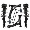 thumbnail image 1 of Detroit Axle - 1.8L Front 8pc Suspension Kit for 2009-2013 Toyota Corolla 2011-2013 Matrix, 2 Struts w/Coil Spring 2 Lower Control Arms 2 Lower Ball Joints 2 Sway Bars Replacement, 1 of 8