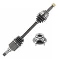 thumbnail image 1 of Detroit Axle - 1.8L Front Left CV Axle Kit for 2007-2012 Nissan Versa 2010-2014 Tiida, Wheel Bearing Hub Assembly Driver Side CV Axle Shaft Replacement, 1 of 3