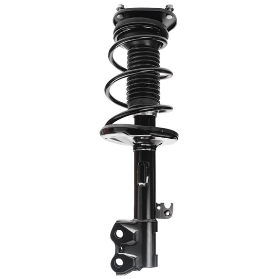 Detroit Axle - 1.8L Front Left Strut for 2009-2013 Toyota Corolla USA Built, 2011-2014 Matrix, Driver Side Suspension Quick Install Ready Strut & Coil Spring Shock Assembly 2012 Replacement