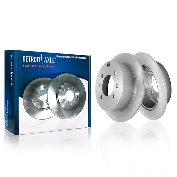 Detroit Axle - 10.31" Inch (262mm) Rear Brake Rotors for 1999-2005 Hyundai Sonata 2001-2006 Kia Magentis Optima