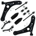 thumbnail interactive-video image 1 of 8-Piece Front Suspension Kit For Toyota Echo 2000-2005 – Control Arms, Ball Joints, Tie Rods – Topcn-autoparts 1 of 3