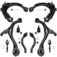thumbnail image 1 of Detroit Axle - 10PC Front Upper Lower Control Arms w/Ball Joints, Inner and Outer Tie Rods Replacement for 2004-2008 Acura TSX - [2003-2007 Honda Accord L4 2.4L], 1 of 7