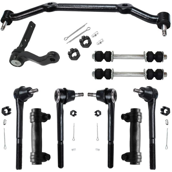 Detroit Axle - 10pc 2WD Front Sway Bars Tie Rods Suspension Kit Replacement for Chevy Blazer Fits select: 1996-2003 CHEVROLET S TRUCK S10, 1996-2005 CHEVROLET BLAZER