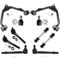 thumbnail image 1 of Detroit Axle - 10pc 2WD Front Upper Control Arms Lower Ball Joints Tie Rod Sway Bars Replacement for Ford F-150 Fits select: 1997-2003 FORD F150, 2000-2001 FORD EXPEDITION XLT, 1 of 6