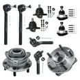 thumbnail image 1 of Detroit Axle - 10pc 4WD Front Wheel Hubs Ball Joints Tie Rods Replacement for Chevy S10 GMC Jimmy, 1 of 8