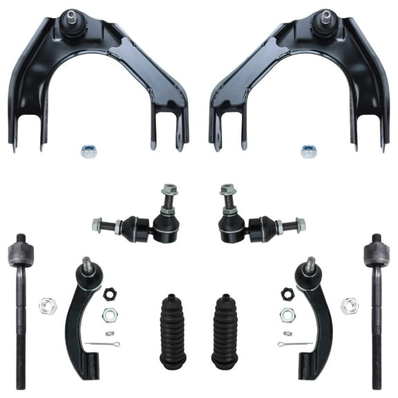 Detroit Axle - 10pc Control Arms Kit for Cirrus Sebring Dodge Stratus Plymouth Breeze Front Upper Control Arms, Sway Bars, Inner and Outer Tie Rods w/Boot Replacement