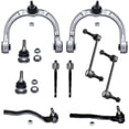 thumbnail image 1 of Detroit Axle - 10pc Front End Kit for Mercedes-Benz ML350 GL450 GL550 GL350 ML320 ML500 GL320 ML550 ML450, ML63 AMG, 2 Upper Control Arms 2 Sway Bars 2 Lower Ball Joints 4 Inner Outer Tie Rods, 1 of 7