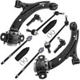Detroit Axle 10pc Front End Suspension Kit for Ford 2010 Mustang 2