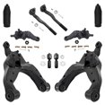 thumbnail image 1 of Detroit Axle - 10pc Front End Suspension Kit for Toyota 1996-2002 4Runner, 2 Lower Control Arms 4 Outer Inner Tie Rods 2 Lower Ball Joints 2 Boots 1997 19998 1999 2000 2001 Replacement, 1 of 8