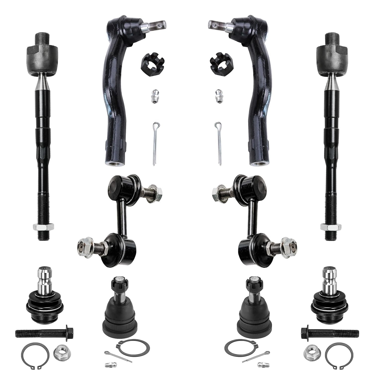 Detroit Axle - 10pc Front Suspension Kit for 2004-2015 Nissan Titan ...