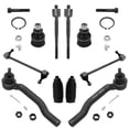 thumbnail image 1 of Detroit Axle - 10pc Front Tie Rods w/ Boots Lower Ball Joints Sway Bars Replacement for Nissan Versa, 1 of 7