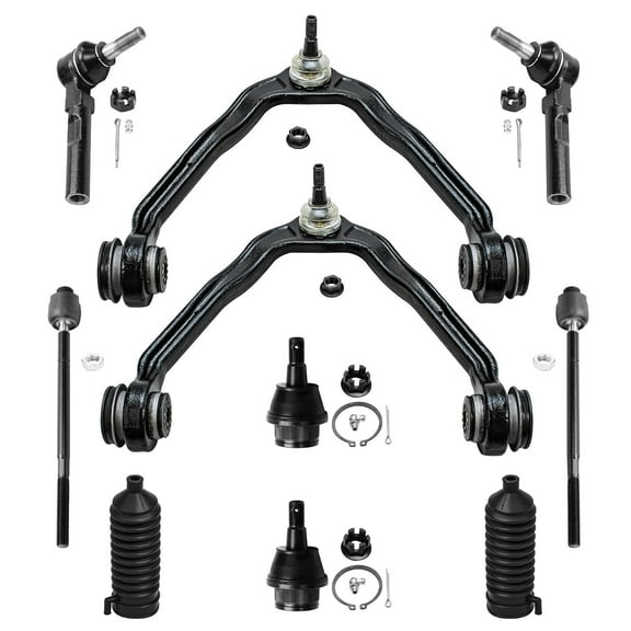 Detroit Axle - 10pc Front Upper Control Arm Suspension Kit for Chevy GMC Express Savana 1500 2500