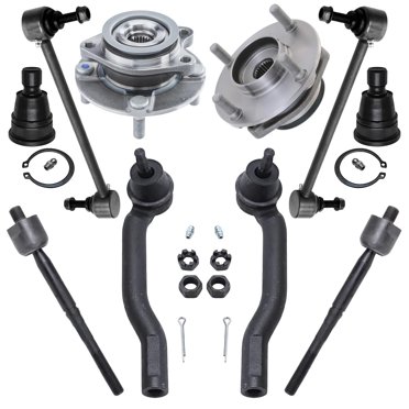 Detroit Axle Front Wheel Hub Bearing & Lower Ball Joint Kit – For 2012-2018 Ram 1500 (2WD/4WD)