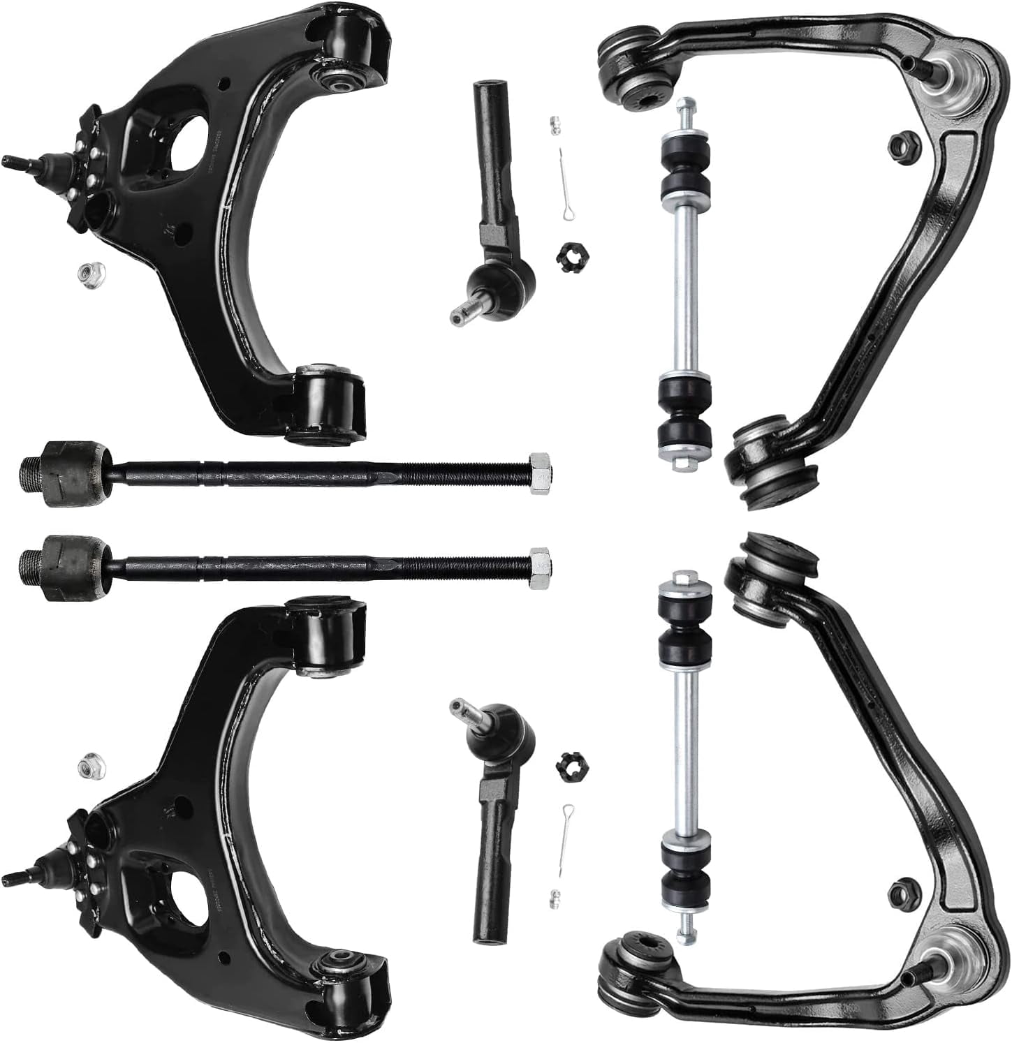 Detroit Axle - 10pc RWD Front End Control Arm Kit for 99-06 GMC Sierra ...
