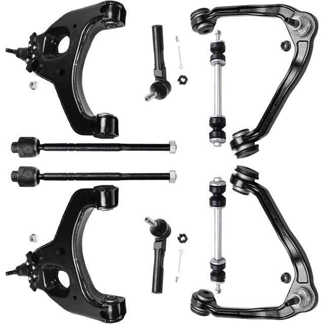 Detroit Axle - 10pc RWD Front End Control Arm Kit for 99-06 GMC Sierra ...