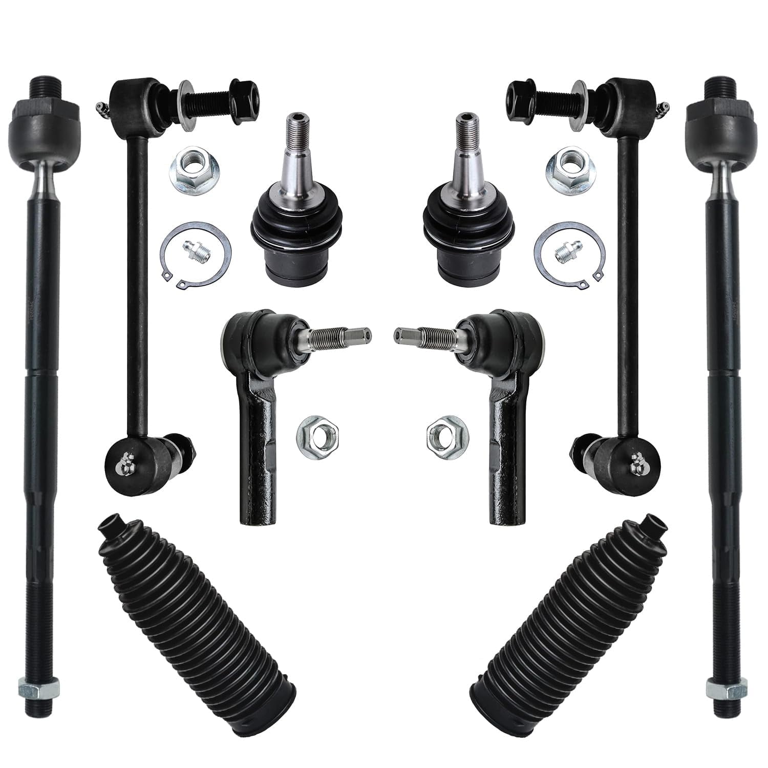 Ball Joints 10 Pc Tie Rod End and Lower Sway Bar Kit For 300 Challenger Ball Joints 10 Pc Tie Rod End and Lower Sway Bar Kit For 300 Challenger