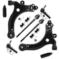 thumbnail image 1 of Detroit Axle - Front Suspension Kit for Chevy Impala Limited Monte Carlo Buick Allure LaCrosse Regal Century Pontiac Grand Prix 2 Lower Control Arms w/Ball Joints 4 Tie Rods 2 Sway Bars 2 Boots, 1 of 7