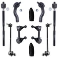 thumbnail image 1 of Detroit Axle - 10pc Suspension Kit for 2005-2010 Scion tC 2006 2007 2008 2009, 4 Front & Rear Sway Bar Links, 4 Inner Outer Tie Rods, 2 Boots Replacement, 1 of 7