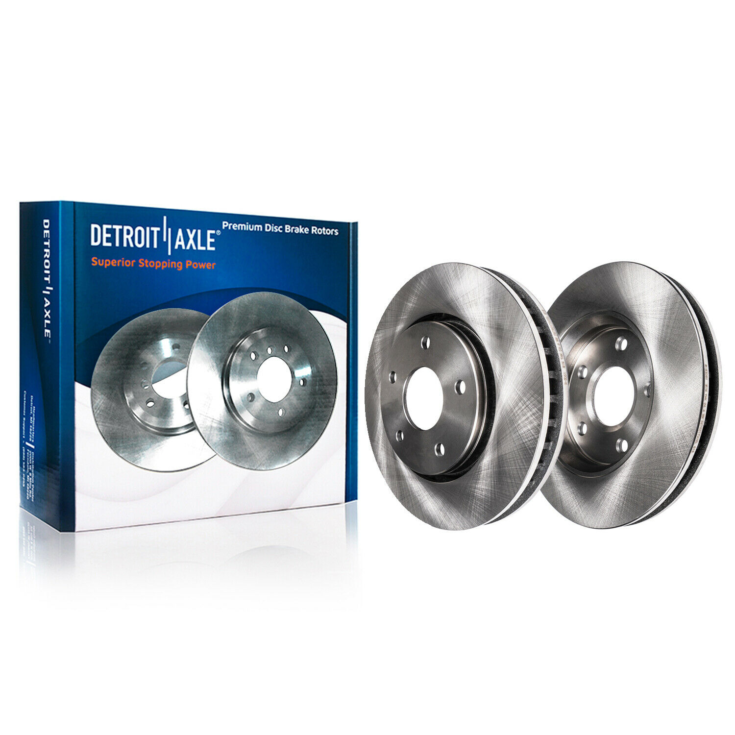 Detroit Axle 11.02" (280mm) Front Brakes and Rotors Brake Replacement