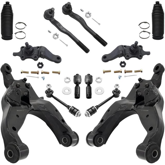 Detroit Axle 12pc Front End Kit for Toyota 19962002 4Runner, 2 Lower