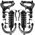 thumbnail image 1 of Detroit Axle - 12pc Front End Suspension Kit for 2002 Chevrolet Trailblazer EXT GMC Envoy XL Oldsmobile Bravada, Control Arms Upper Ball Joints Outer Tie Rods Sway Bars Struts Replacement, 1 of 7