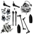 thumbnail image 1 of Detroit Axle - 12pc Front Wheel Bearing & Hub Sway Bars Tie Rods Replacement for 2005-2010 Chevy Cobalt - [2007-2010 Pontiac G5] - 2004-2007 Saturn Ion Red Line, 1 of 9
