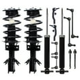 thumbnail image 1 of Detroit Axle - 12pc Struts Shocks kit for FWD 2013-2020 Ford Fusion Complete Front 2 Struts with Coil Spring 4 Tie Rods 2 Rear Shock Absorbers 4 Front Rear Sway Bars Replacement Ready Struts, 1 of 11